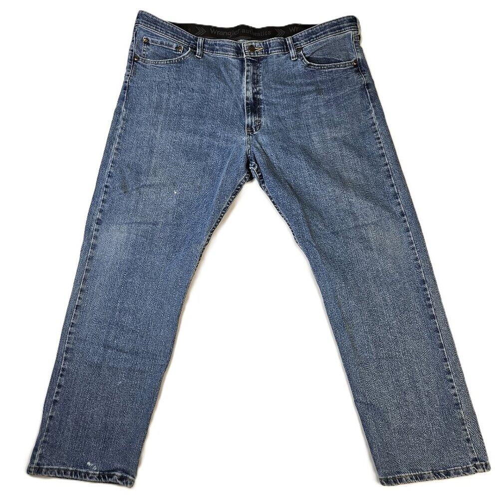 Wrangler Mens Comfort Flex Jeans Size 40x30 (42X29) Straight Leg Pre-Owned 0026
